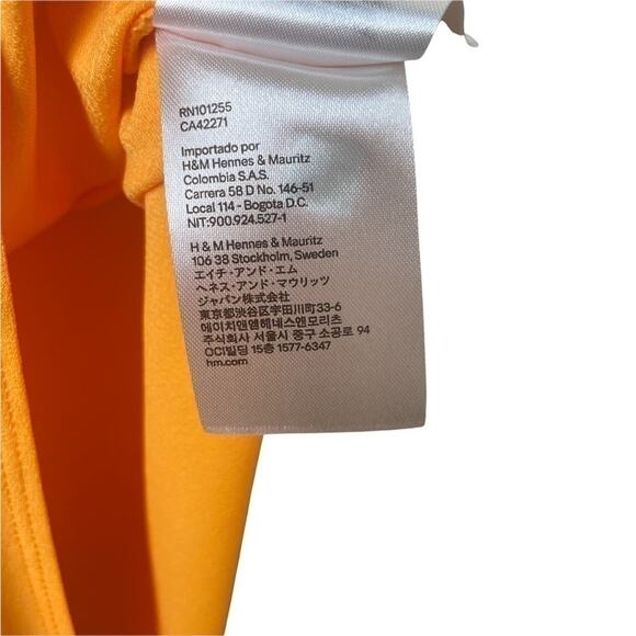 Divided by H&M Yellow/Orange Sleeveless Bodysuit‎ Size S - Picture 11 of 13